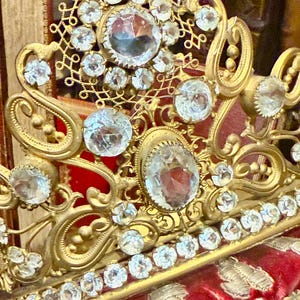 HUGE Napoleon III Era Santos Crown