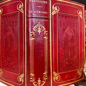 Antique French Religious Paroissien Cathedral Binding