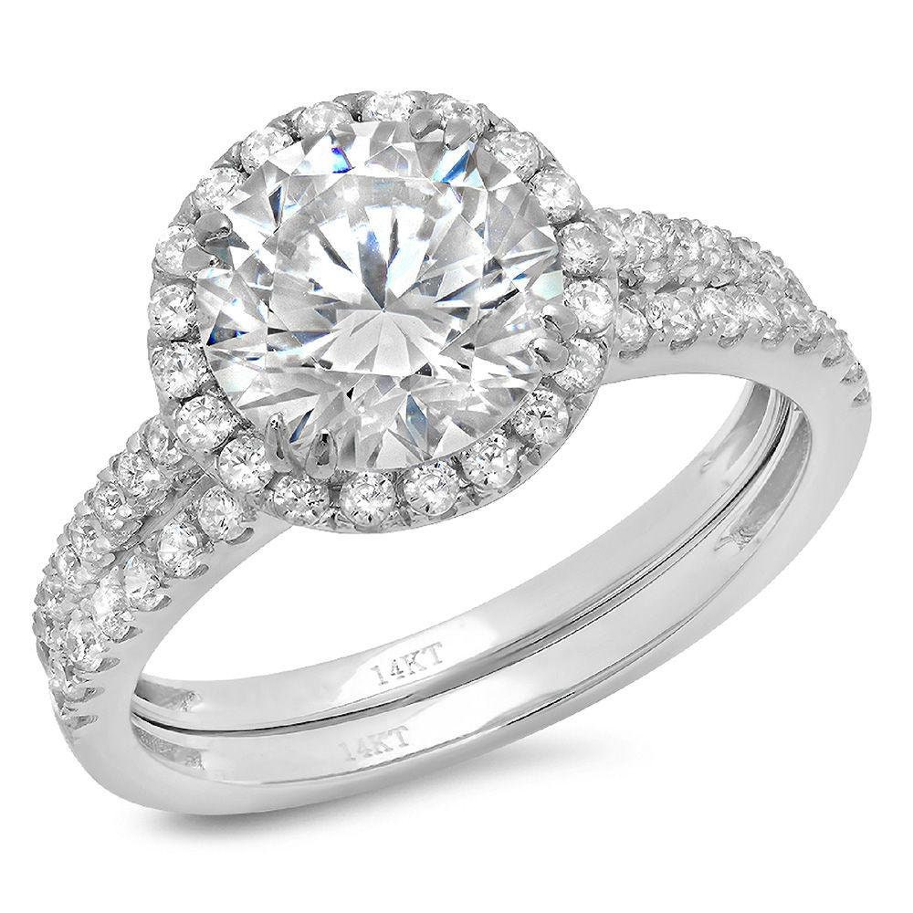 2.0CT PRINCESS LCS DIAMOND ENGAGEMENT WEDDING BAND RING SET SZ 11 gift! 