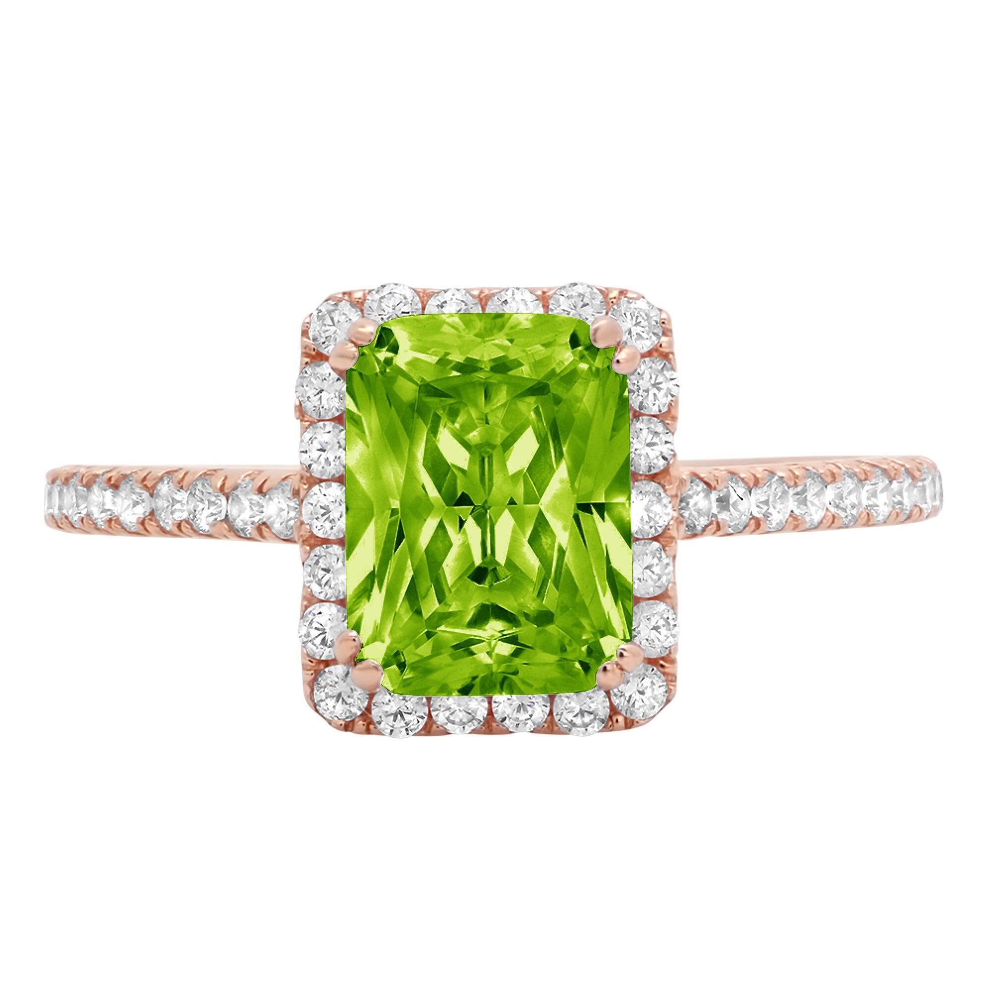 0.5 ct Brilliant Round Cut Designer Genuine Flawless Natural Aquamarine Stone 14K 18K Rose Gold Solitaire Ring