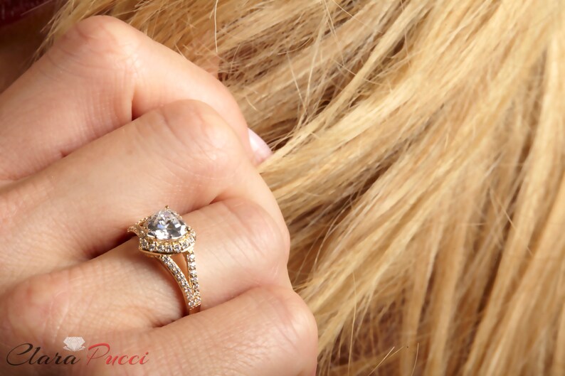 1.70 Ct Moissanite Heart Cut Solitaire Bridal Engagement Promise Wedding Statement Anniversary Ring Solid 14k Yellow Gold