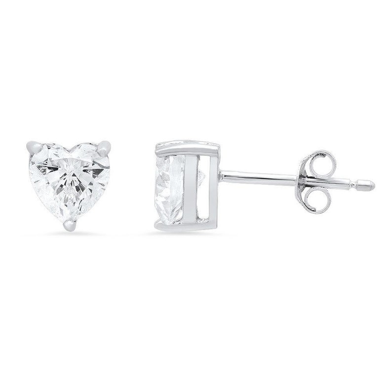 1.5 ct Brilliant Heart Cut Studs Conflict Free Natural Diamond S 1.5 ct Brilliant Heart Cut Studs Conflict Free Natural Diamond S