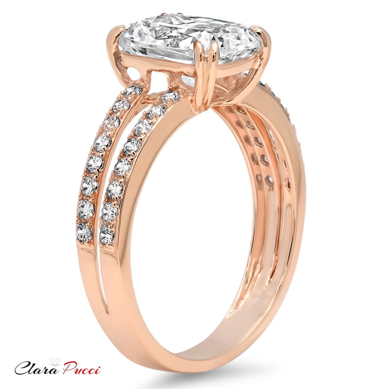 Promise Rings For Girlfriend Promise Girlfriend Rings 1.0 Ct Etsy