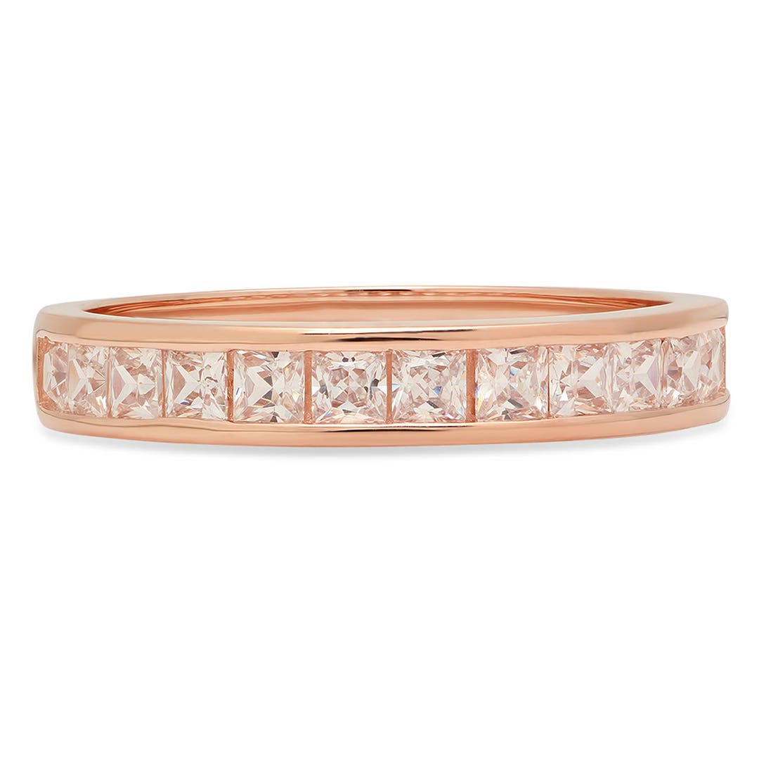 Stackable Engagement Ring, Stackable Band, Stackable Bands, 2.1 Ct ...