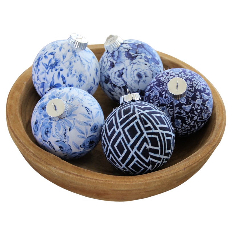 Blue Christmas Ornaments Etsy — free download