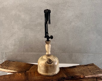 Vintage COLEMAN Gas LAMP, Model 128 C, Made in Canada, Coleman Pressure Lamp Lantern, Ivory Off-White Oil Lamp, &quot;Sunshine of the Night&quot;