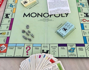 1960s Monopoly Game Etsy