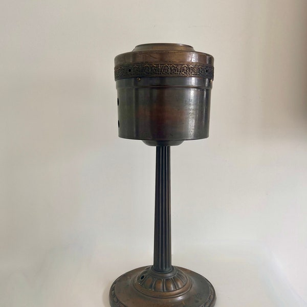 Vintage GM (General Motors) RADIO STAND / Frequency Converter, Model #281, G.M. Pedestal Radio, Bronze-Tone G.M. Radio Stand, 1930s Antique