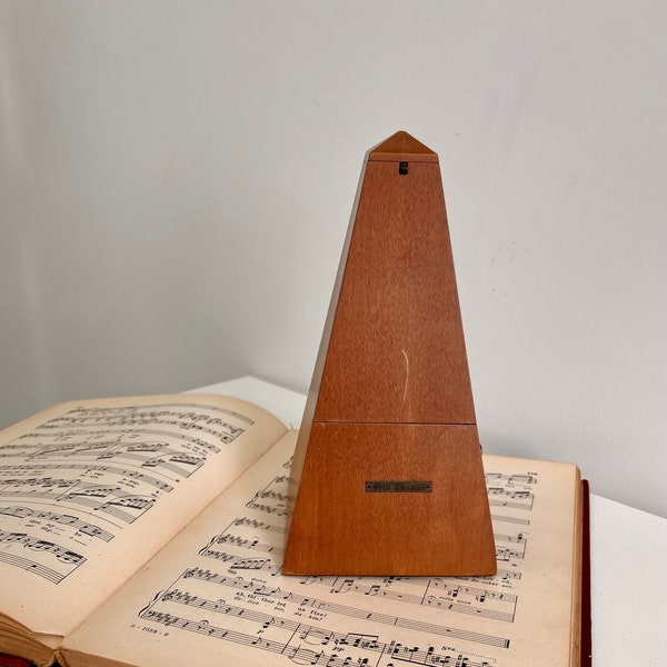 Vintage SETH THOMAS MAELZEL Metronome, Rare Collectible, Music Decor, Music Gift, Music Time Keeping Metronome De Maelzel, Time Tempo Keeper