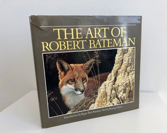 Vintage 1980s The ART Of ROBERT BATEMAN Coffee Table Book, Large Format Book of Robert Bateman Wildlife Paintings, Renowned Canadian Artist