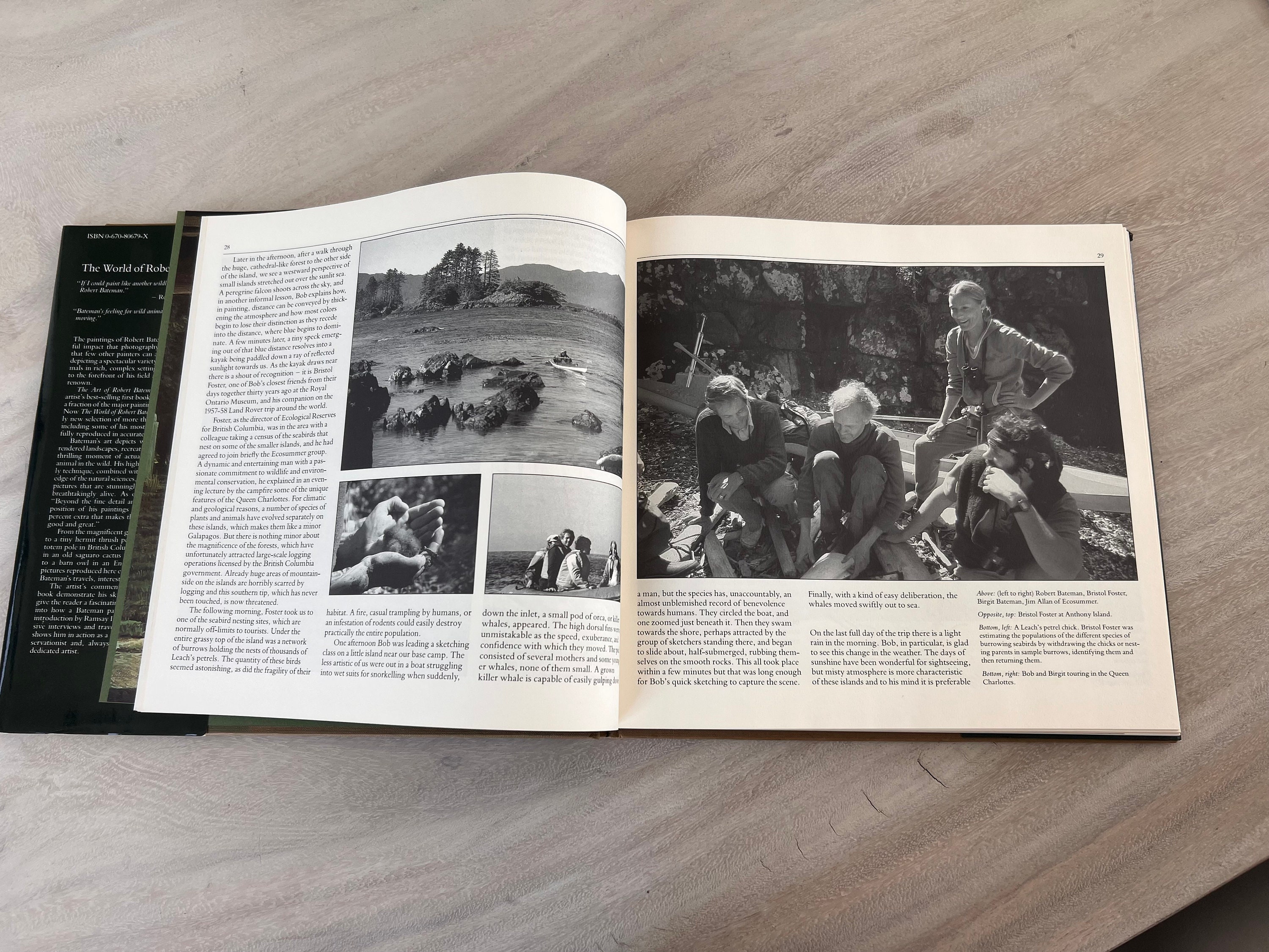 Vintage 1985 the WORLD of ROBERT BATEMAN Coffee Table Book, Large Format  Book of Robert Bateman Wildlife Paintings, Renowned Canadian Artist 