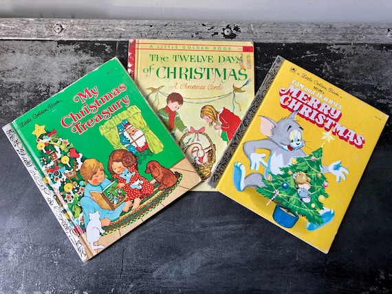 Vintage Children's Christmas Books: Little Golden Books Collection