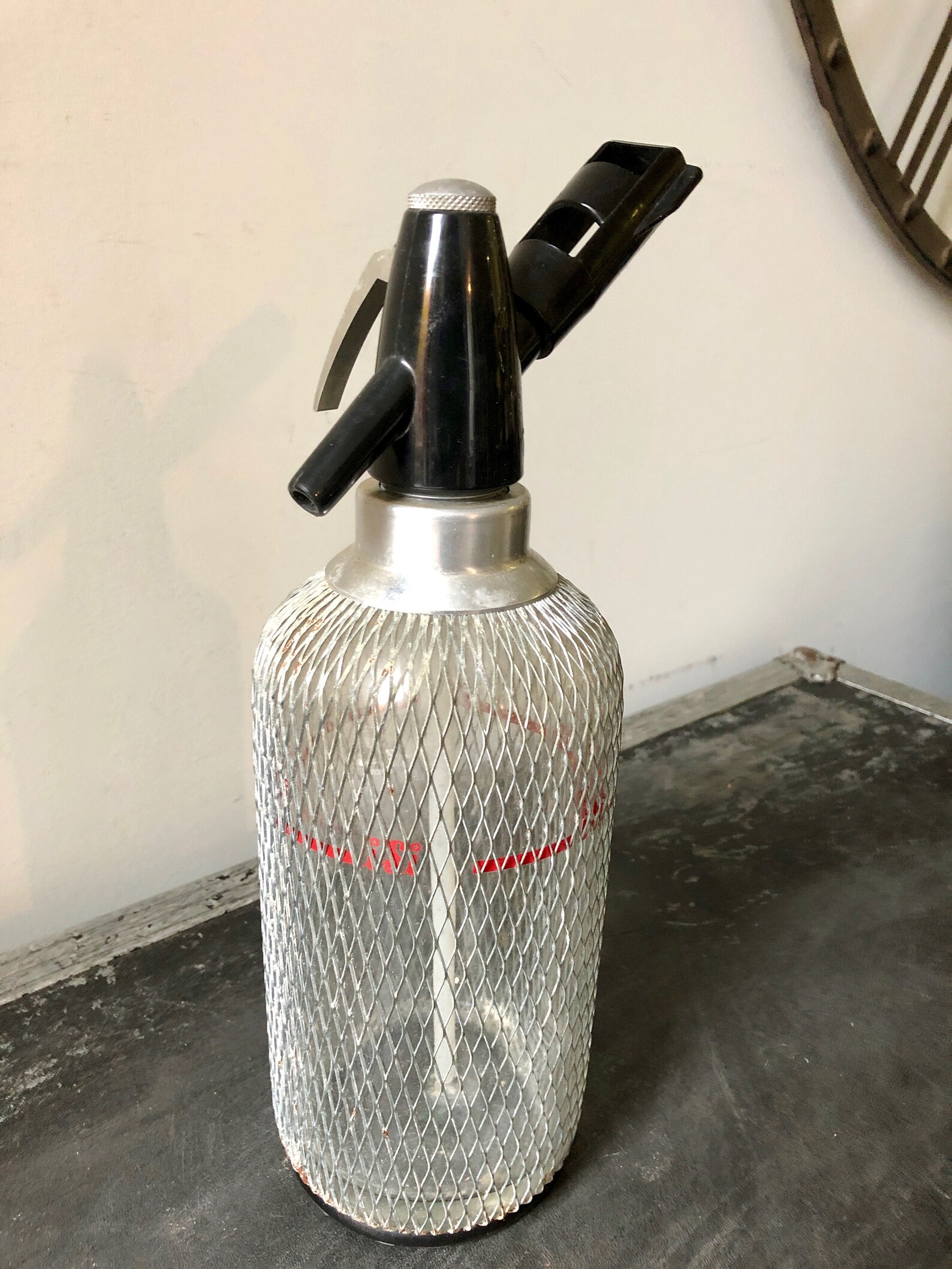 Vintage iSi SELTZER SODA MAKER 1950s Mid Century Large Glass Etsy