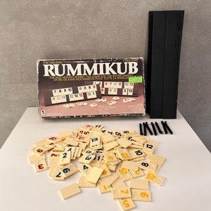 Vintage Rummikub Board Game (Rummy-Cube) Deluxe Edition by Pressman 1997