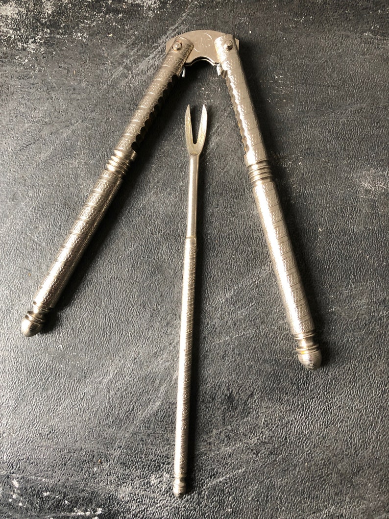 Vintage HMQ NUTCRACKER & PICK Set Rustic Kitchen Utensil Etsy