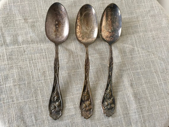 Carnation by Wm Rogers Plate Silverplate Infant Feeding Spoon Custom Made