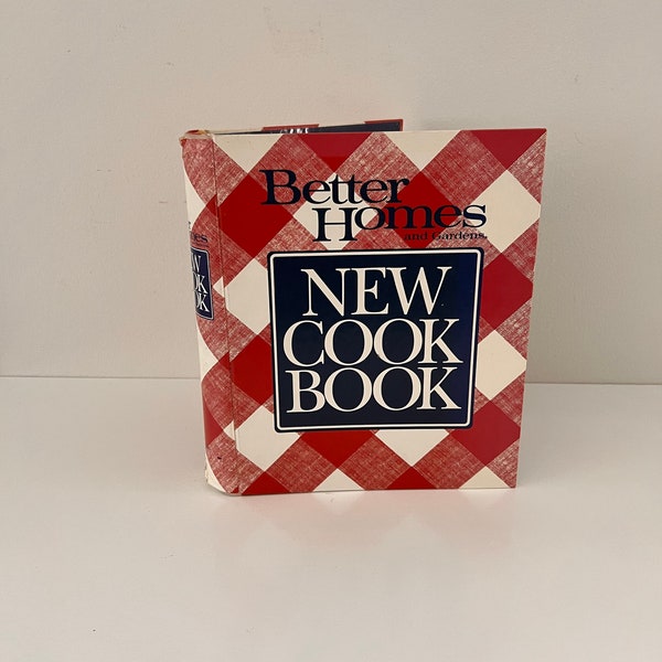 Vintage 1989 BETTER HOMES New COOKBOOK, Better Homes and Gardens Cook Book, Hardcover 5 Ring Binder Cookbook, Vintage Recipes Home Cook Gift
