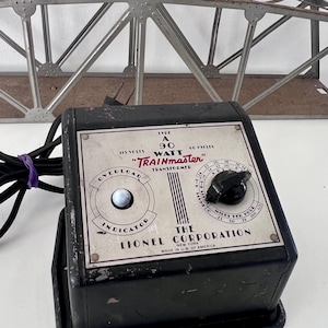 Vintage LIONEL Type A TRANSFORMER, 90 Watt &quot;Trainmaster&quot;, 1940s Electric Train Accessory,