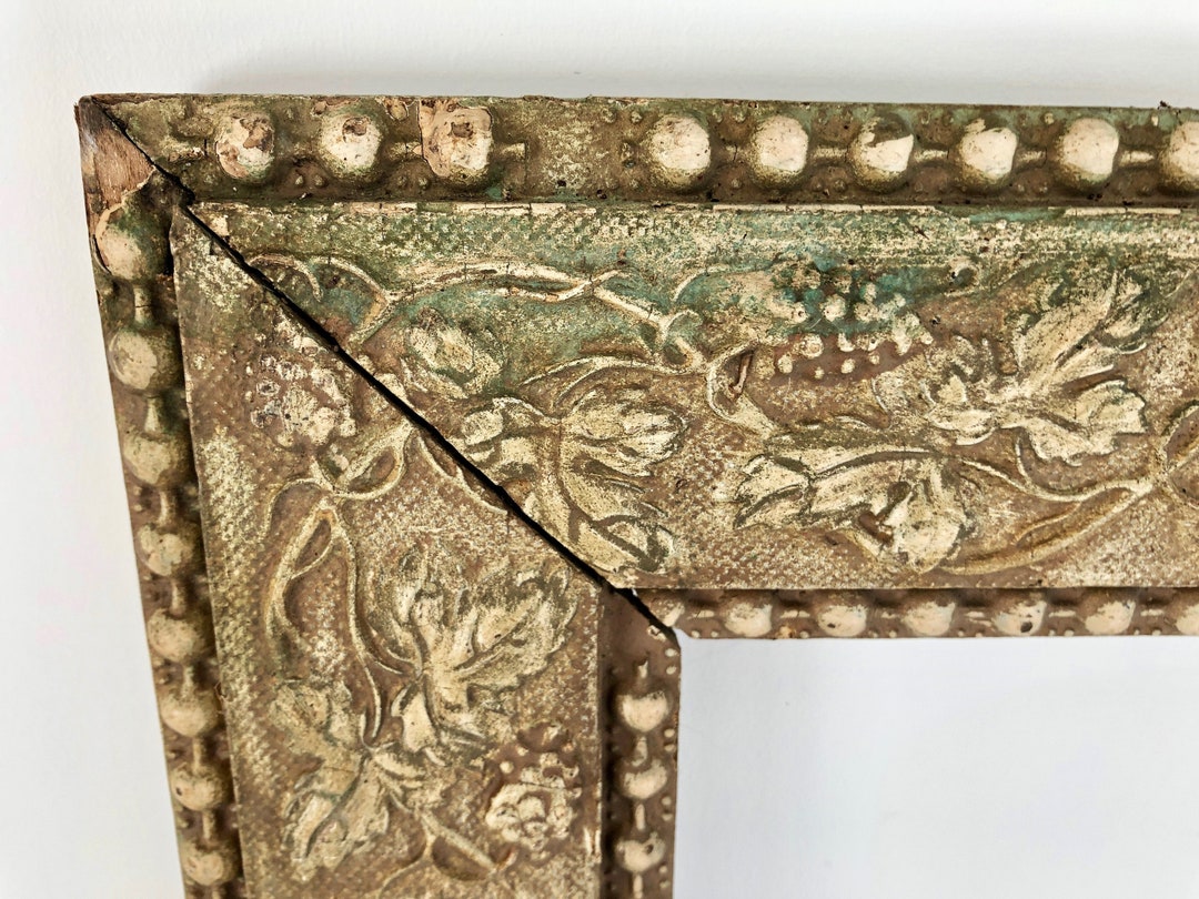 Vintage Late 1800s HANDCARVED FRAME, Hand Carved, Elaborately Carved