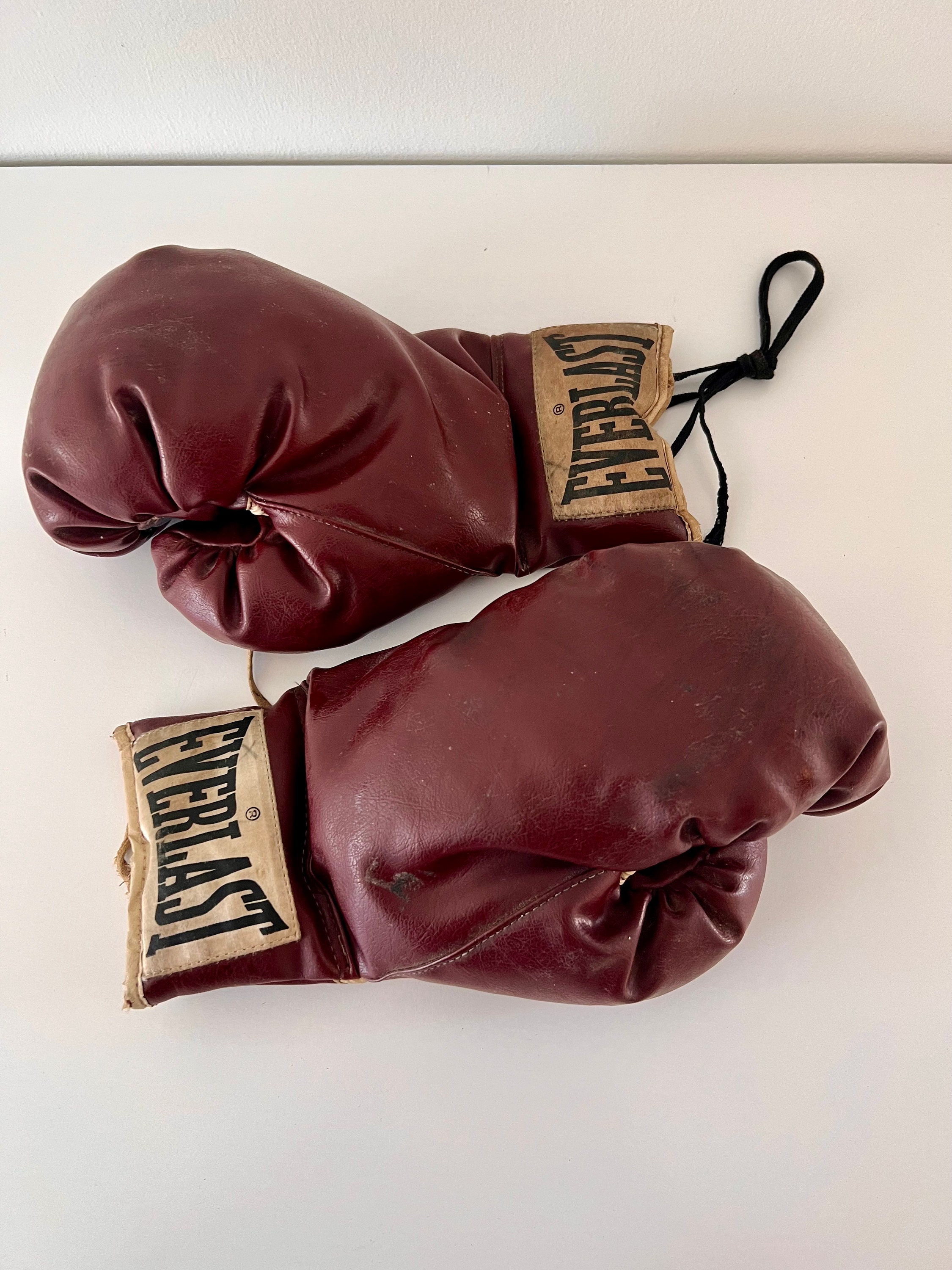 Vintage EVERLAST BOXING GLOVES Leather Distressed Boxing - Etsy 日本