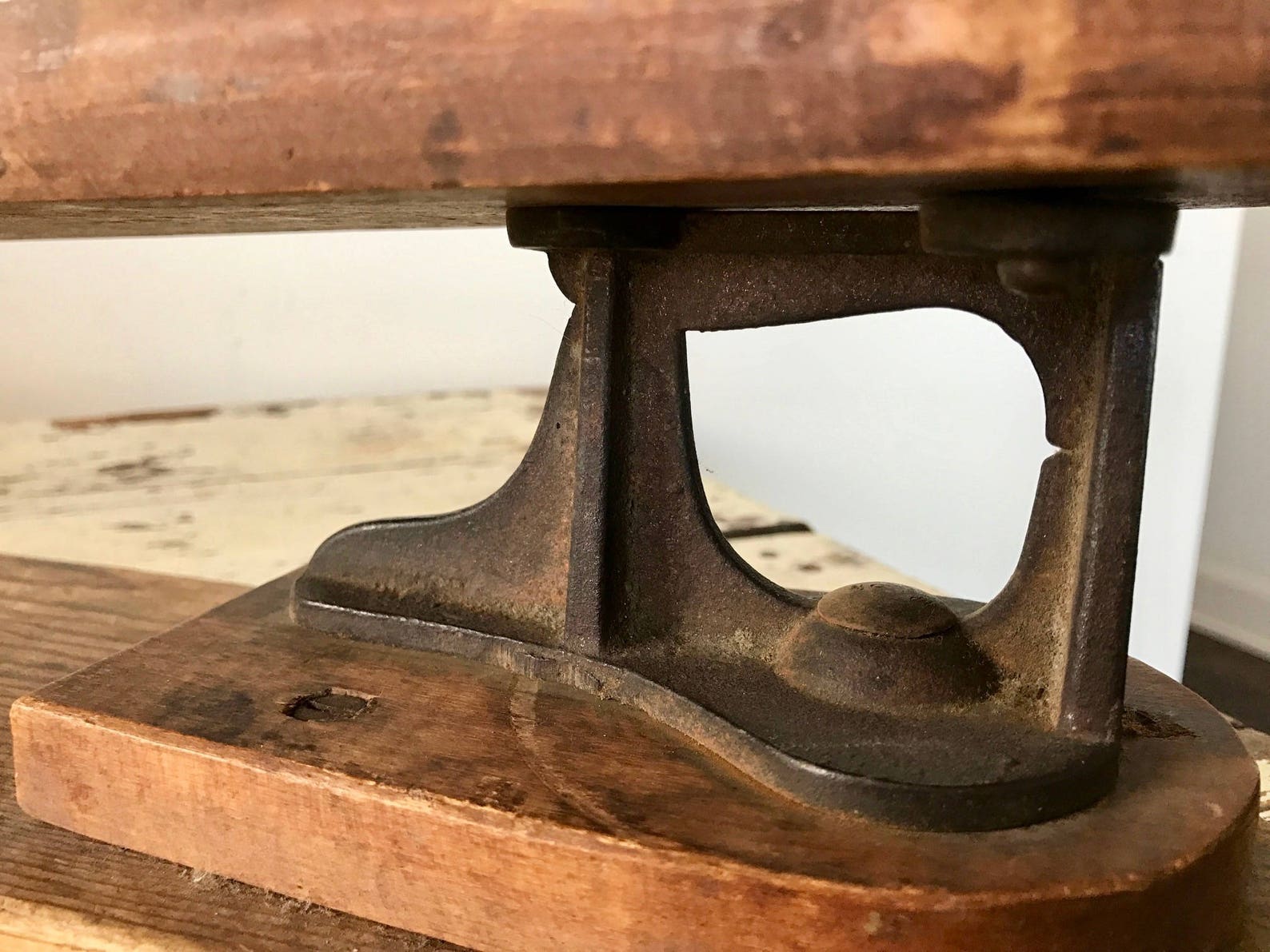 Vintage SLEEVE IRONING BOARD Primitive Wood Two Arm Ironing Etsy