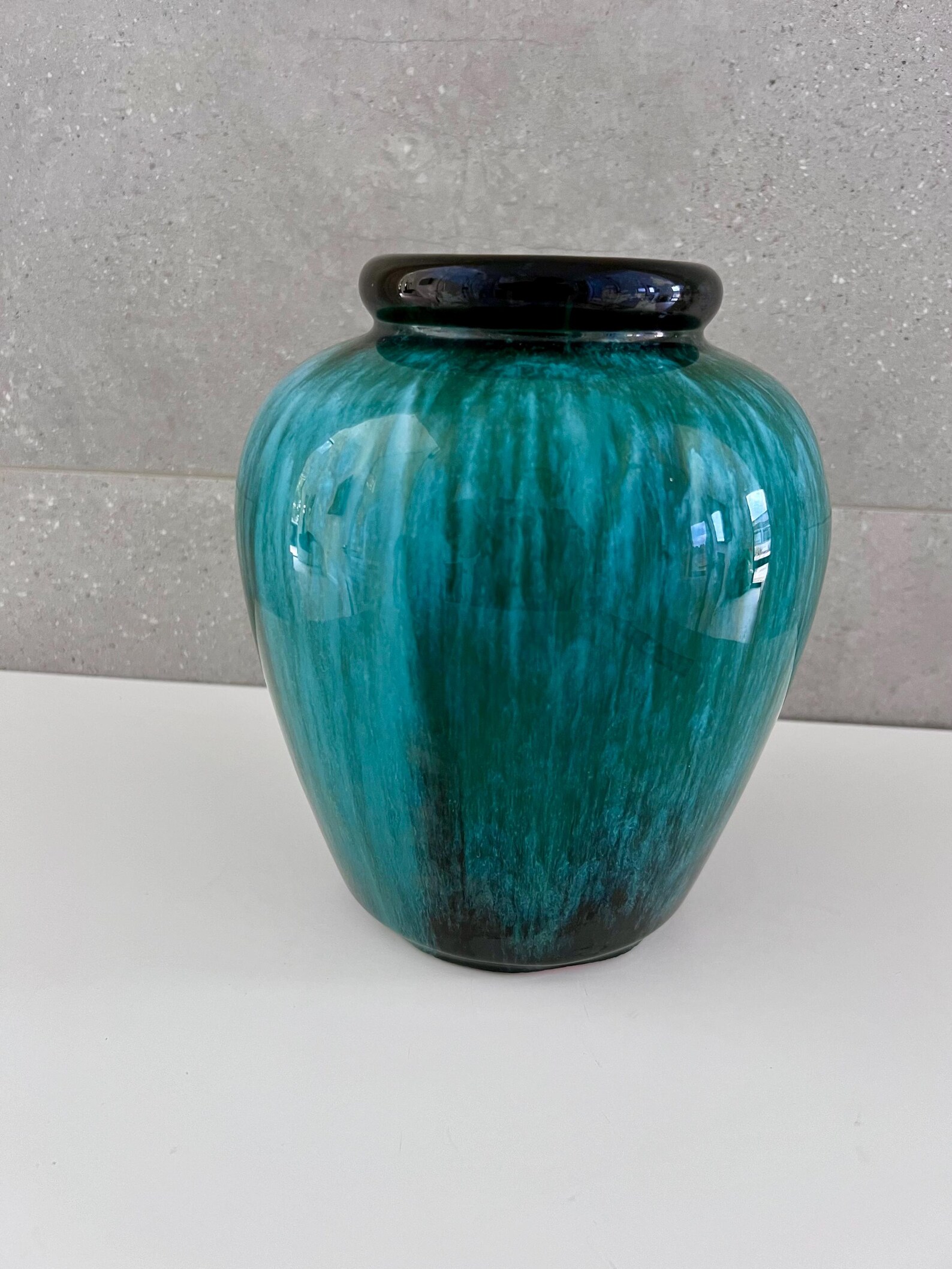 Vintage Blue Mountain Pottery Vase: Canadian Drip Glaze Art Pottery - Etsy