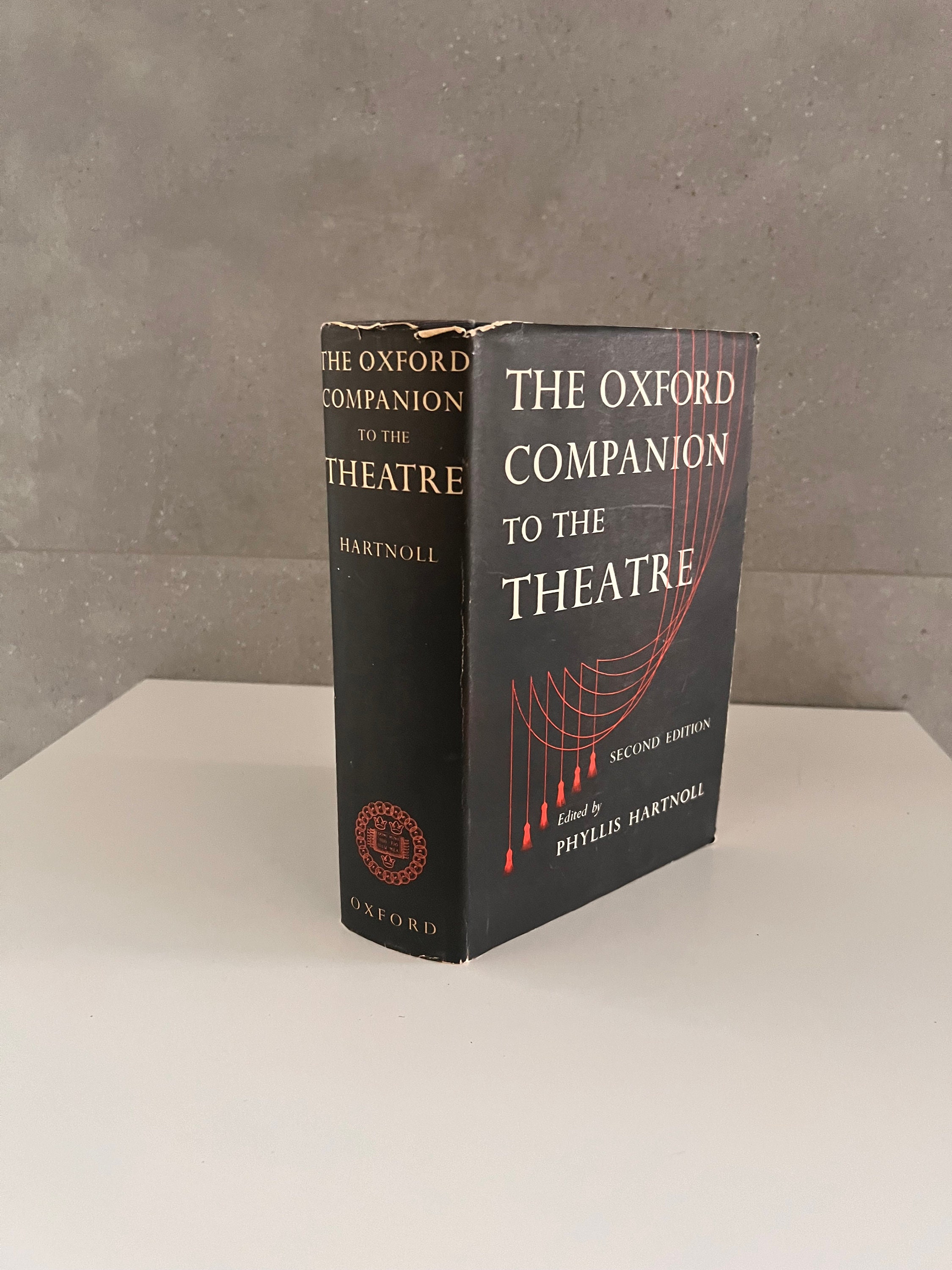 Vintage 1957 OXFORD COMPANION to the THEATRE, Second Edition