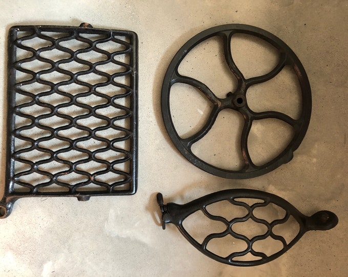 Vintage SINGER TREADLE SEWING Machine Parts Early 1900s, Your Choice