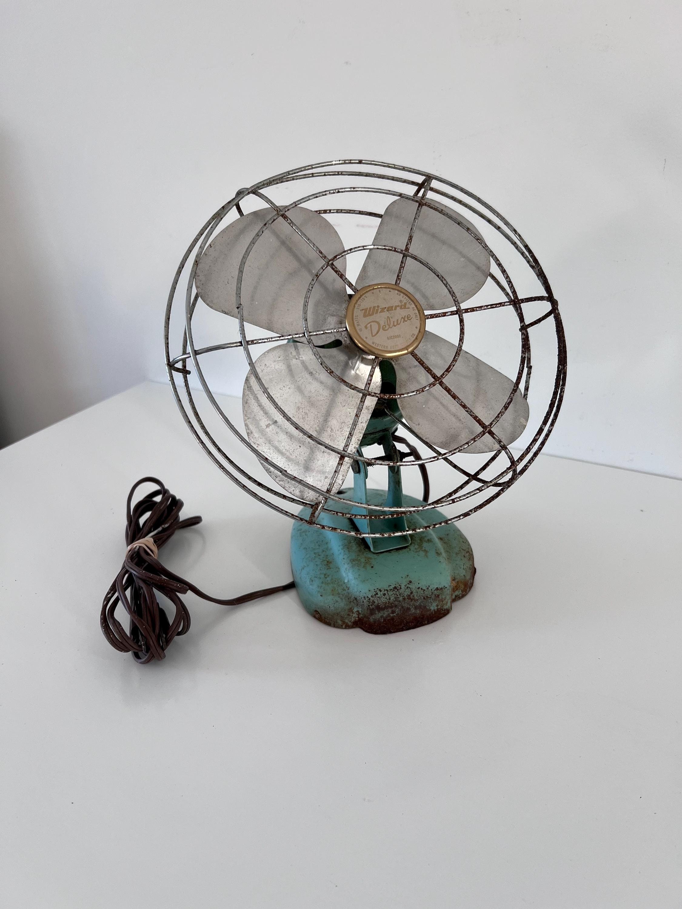 Vintage Wizard Deluxe Desk Fan: 1930s Retro Deco Style - Etsy