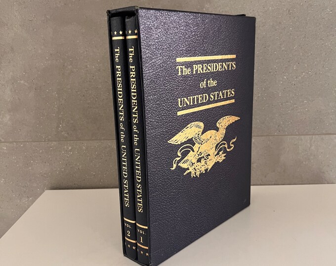Vintage PRESIDENTS of the UNITED STATES, 2 Volume Boxed Set, John and