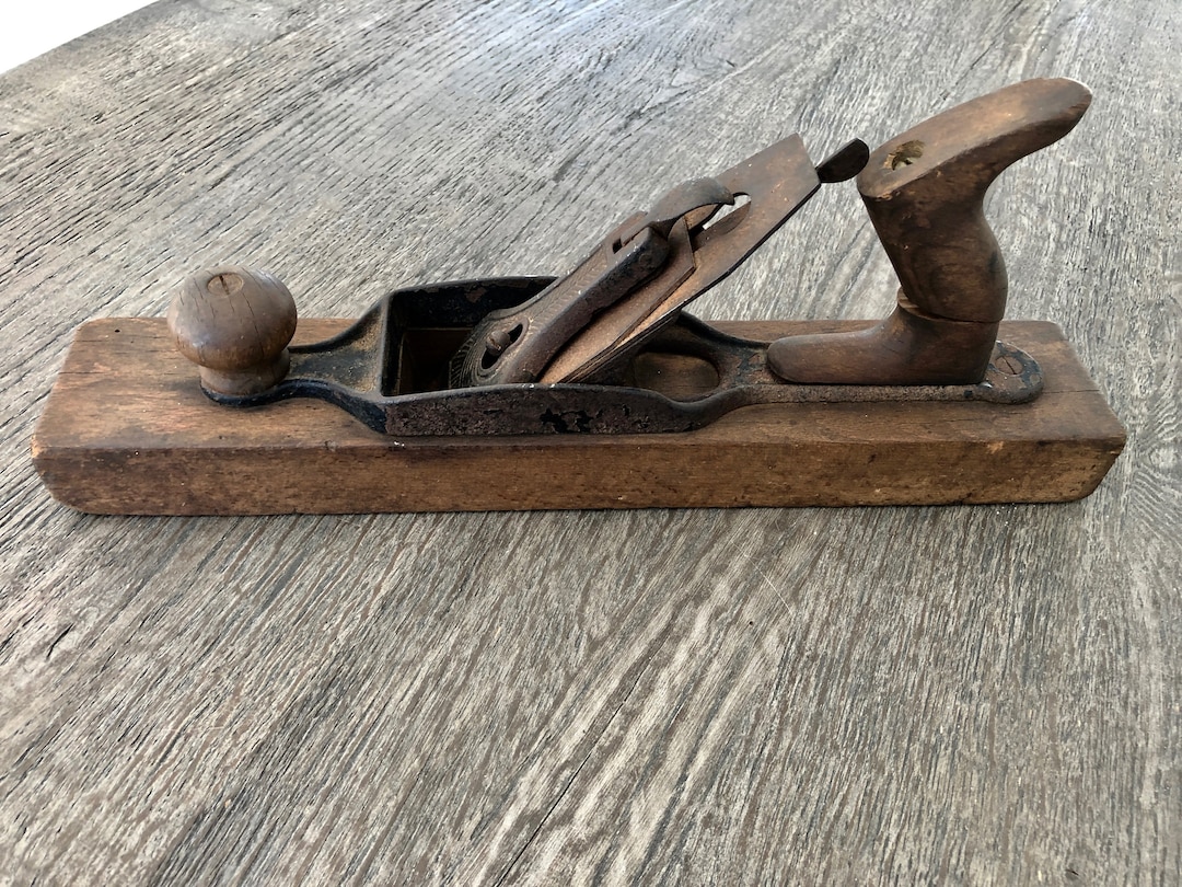 Vintage BAILEY WOOD PLANE Antique Primitive Carpentry Tool Etsy