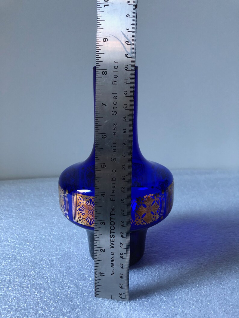 Vintage GERMAN GLASS VASE Marsberger Glaswerke Ritzenhoff Etsy