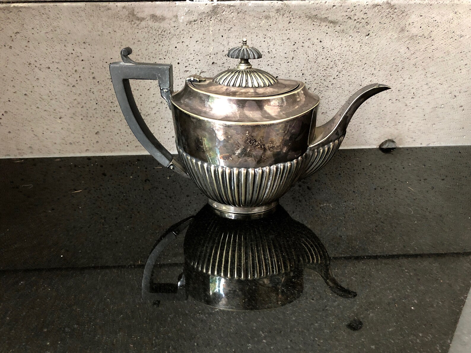 Vintage HAMO EPNS TEAPOT Made in England Art Deco Silver Etsy