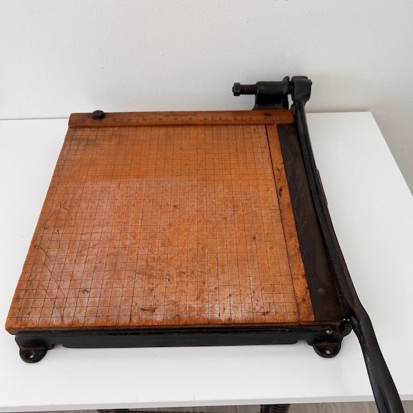 Vintage Paper Cutter Etsy