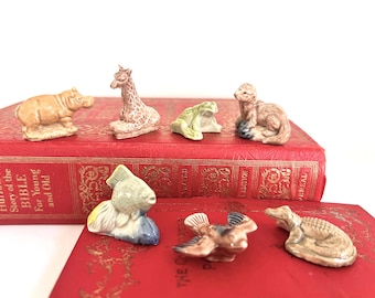 Vintage Wade Whimsies Figurine: England Ceramic Animal Tea Trinket