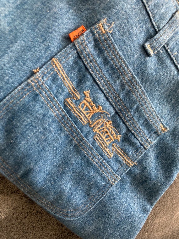 Vintage Levis Jeans Denim Blue Rare Orange Tab