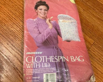 Vintage Clothespin Bag New in Package