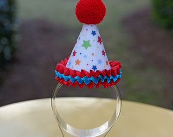 Made to Order Star Circus Clown Hat - 5 inches