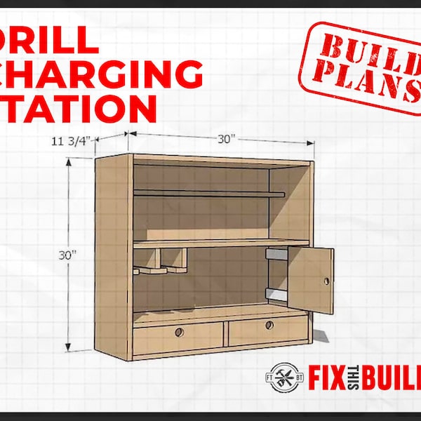 Ultimate Drill Charging Station Plans