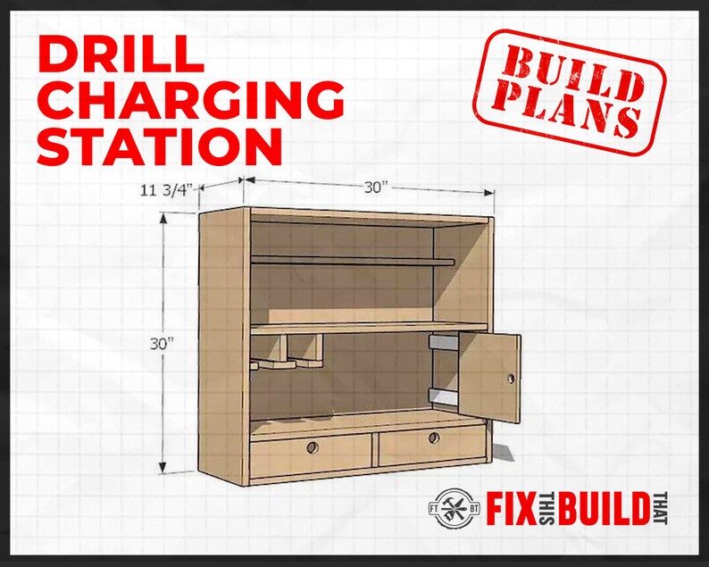 Ultimate Drill Charging Station Plans - Etsy