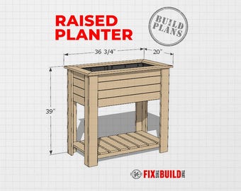 DIY Raised Planter Box Plans