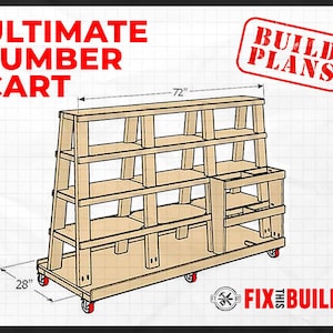 Mobile Wood Storage Cart Plans