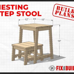 3-in-1 Nesting Step Stool Plans