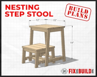 3-in-1 Nesting Step Stool Plans