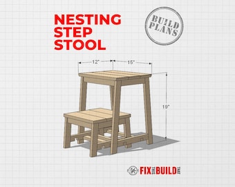 3-in-1 Nesting Step Stool Plans