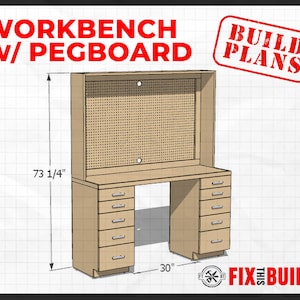 DIY Garage Shop Workbench Plans