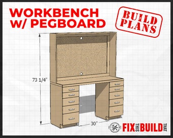 DIY Garage Shop Workbench Plans