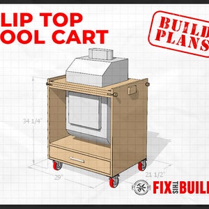Plany stojaka na narzędzia Flip Top