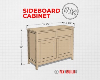 DIY Sideboard Cabinet Plans