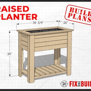 DIY Raised Planter Box Plans